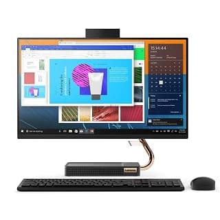 Lenovo IdeaCentre AIO 5 23.8” FHD IPS Touchscreen All-in-One Desktop (10th Gen Core i7/16GB/2TB HDD + 512GB SSD/Win10/Office/MX 330 2GB Graphics/JBL with Woofer/Wireless Charging Pad for Smartphone)