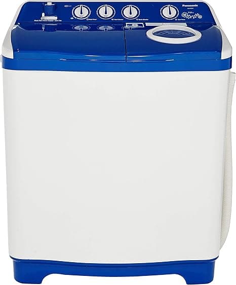 Panasonic 7 kg Semi-Automatic Top Loading Washing Machine (NA-W70H4ARB, Blue) Washing Machines & Dryers