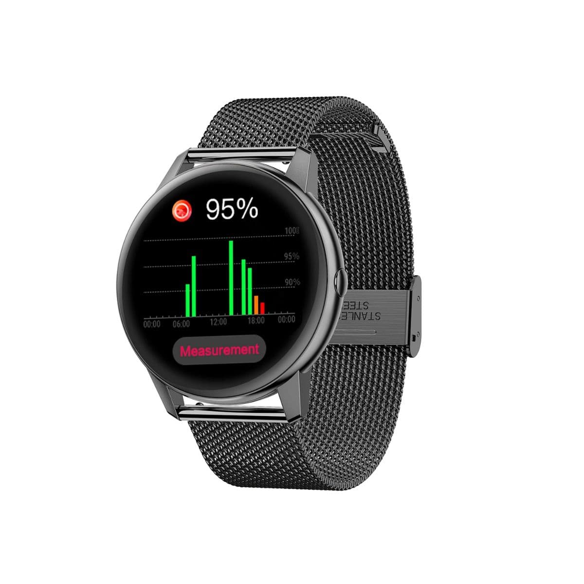French Connection R3-B Pro Touch Screen Unisex Metal Case Smartwatch,Upto 7 Days Active Battery Life