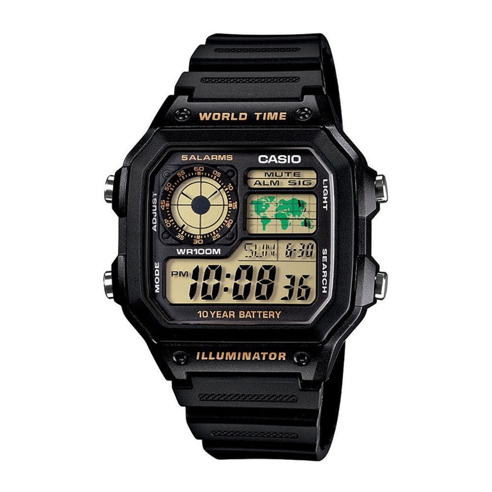 Casio D098 Youth Digital ( AE-1200WH-1BVDF ) Digital Watch - For Men