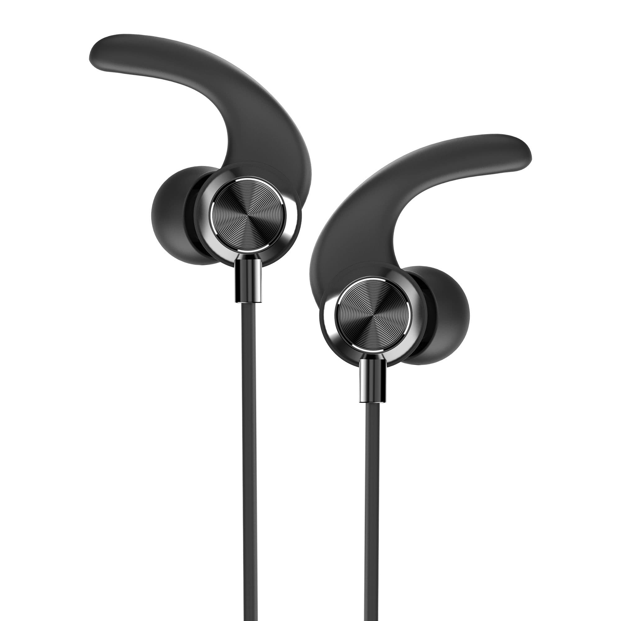 Ambrane Stringz-29 Wired Bluetooth Earphones (Black)