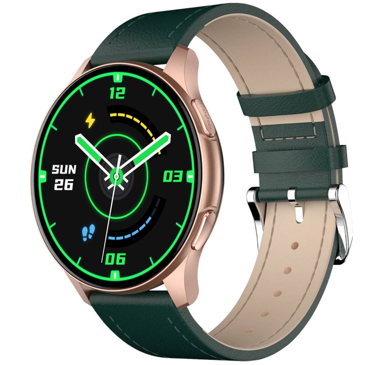 Fire-Boltt INVINCIBLE 1.39 inch AMOLED 454x454 Bluetooth Calling Smartwatch ALWAYS ON (Green)