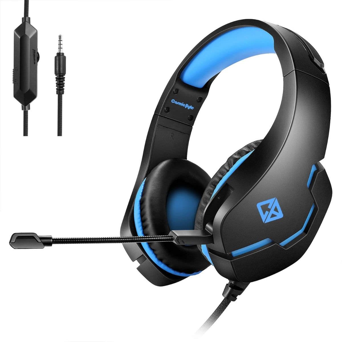 Cosmic Byte Stardust Headset with Flexible Mic (Blue)