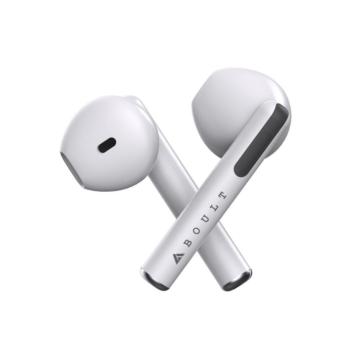 Boult Audio AirBass Xpods TWS Earbuds with 20H Playtime Bluetooth Headset (White, True Wireless)
