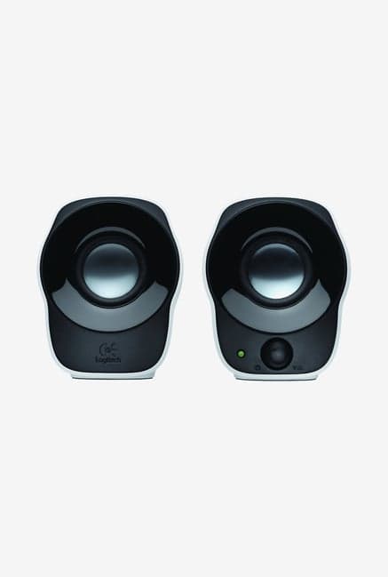 Logitech Z120 2.0 Mini Stereo Speakers (Black/White)