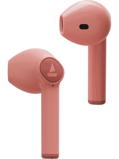 boAt Airdopes 131 T TWS Earbuds with Sleek Design, IWP, Type C Port (Cherry Blossom)