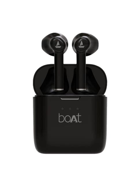 Boat Airdopes 138 In Ear Bluetooth Earbuds with 12 Hrs Nonstop Music (Matt Black, True Wireless)