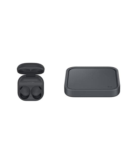 Samsung Galaxy Buds 2 Pro True Wireless Earbuds with Samsung Original Wireless Charger Pad, Graphite