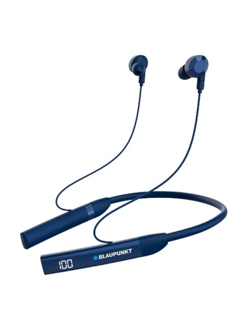 Blaupunkt BE200 BL Wireless Bluetooth Neckband With Live battery Indicator (Blue)