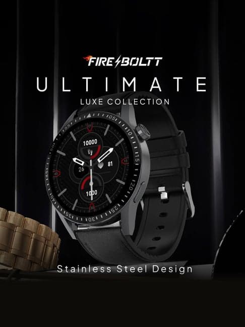Fire-Boltt Ultimate BT Calling Smartwatch with 1.39 inch Display & 120+ Sports Modes (Active Black)