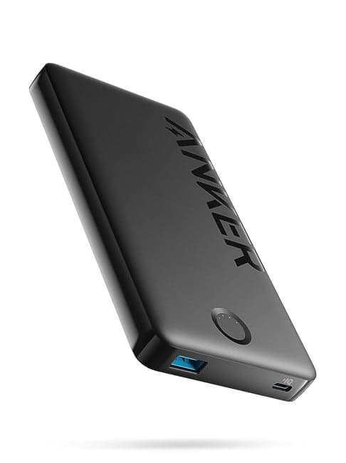 Anker PowerCore 10000 mAH PD Power Bank with High-Speed PowerIQ Charging Technology (Black,A1334H11)