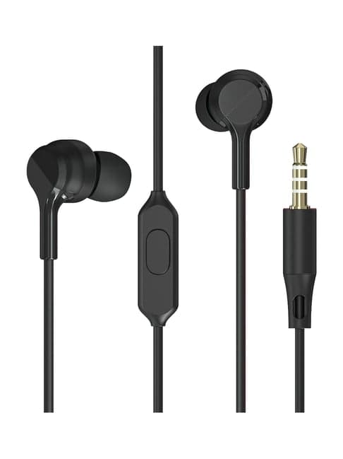 Zebronics Zeb-Bro Pro Wired In-Ear Earphone with Mic (Black)