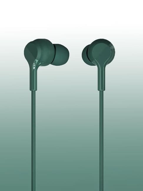 Zebronics Zeb-Bro Pro Wired In-Ear Earphone with Mic (Green)