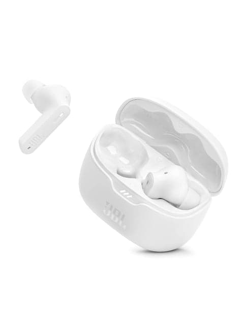 JBL Tune Beam In Ear Wireless Bluetooth Earbuds with ANC & 48 Hrs Battery (White, True Wireless)