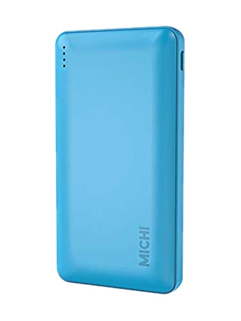 Michi 5000 mAh Lithium Polymer Power Bank (Blue)