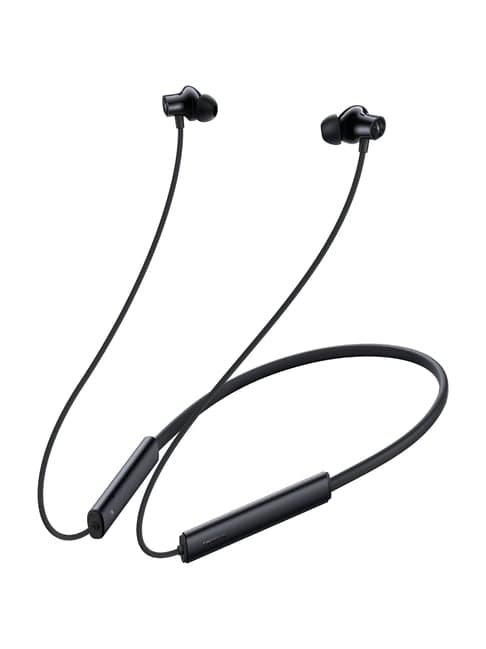 realme Buds Wireless 3 In Ear BT Neckband with 30dB ANC & upto 40Hrs Playback (Pure Black)