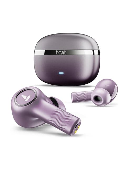 Boat Nirvana Ion ANC IN Ear Earbuds with 120H Playtime (Rose Quartz, True Wireless)