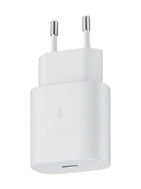 SAMSUNG EP-TA800NWEGIN, 25W Super Fast Charging Travel Adapter, USB-C (White)
