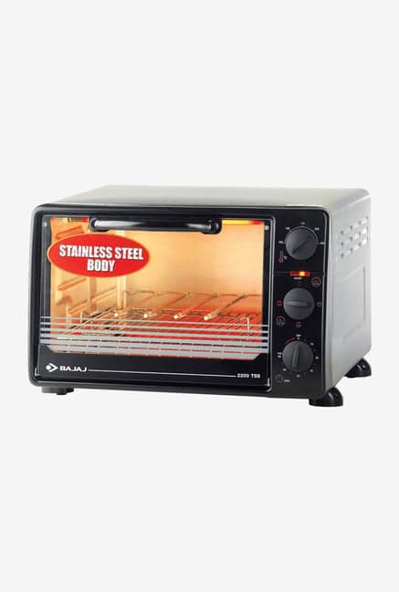 Bajaj 2200TM 22L Oven Toaster Grill - OTG (Metallic Silver)