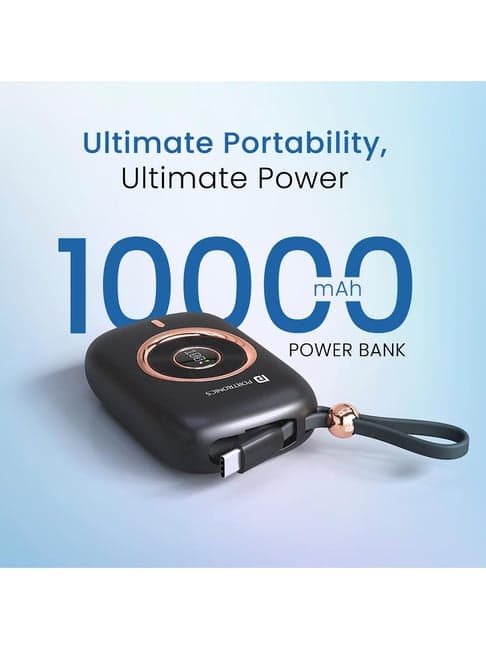 Portronics Black Power Shutter Pro Super Fast Charging Powerbank