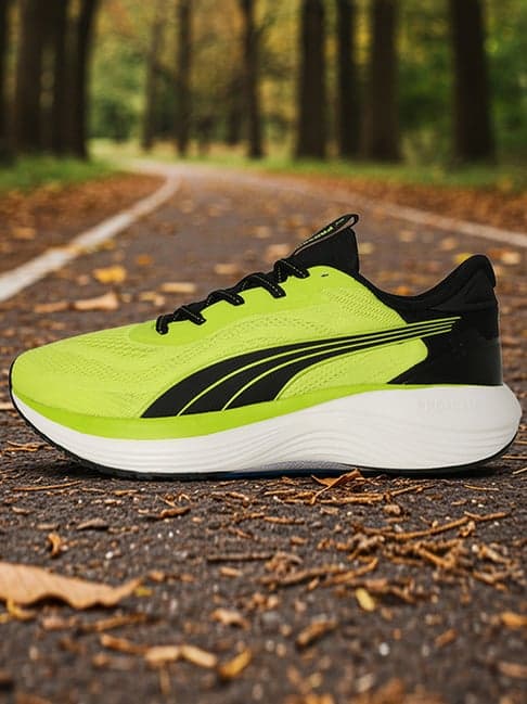 Puma Men's PROFOAM LITE Lime Sheen Green Running Shoes