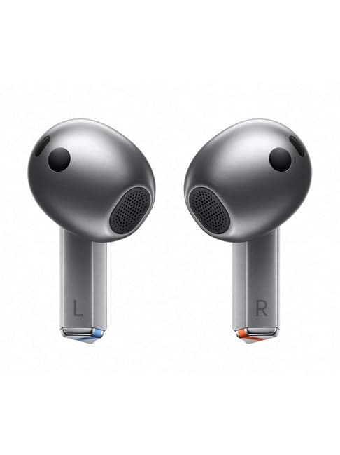 Samsung Galaxy Buds 3 (Silver) with Galaxy Ai Powered Real-Time Interpreter | 24-Bit Hi-Fi Audio