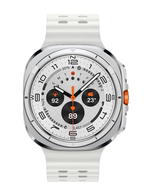 Samsung Galaxy Watch Ultra (47mm, LTE, White) with Upto 100h battery