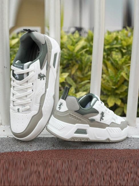Red Tape Men's Down Town Dapper White Casual Sneakers
