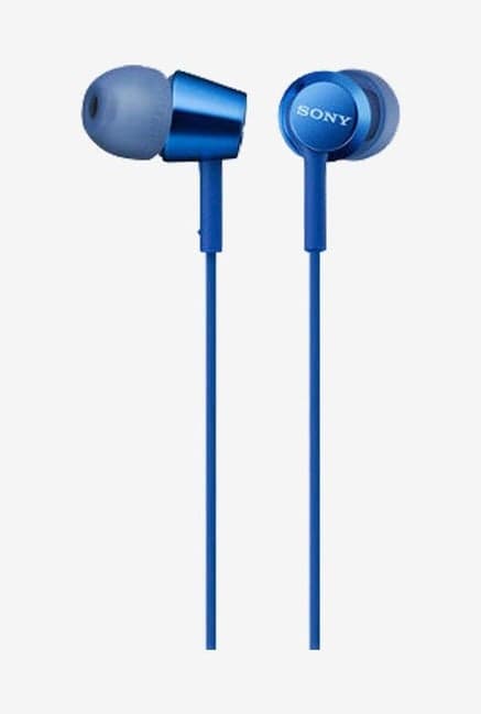 Sony Mdr-Ex155Ap Wired Earphones (Blue)