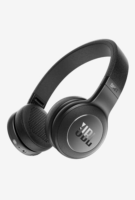 JBL Duet BT On The Bluetooth Headphones with Mic (Black)