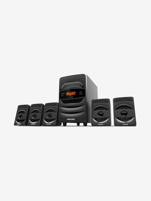Philips SPA5128B 40 Watt 5.1 Channel Wireless Bluetooth Multimedia Speaker (Black)