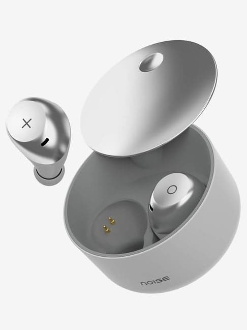 Noise Shots XO True Wireless EarPods With Mic (Metallic White)