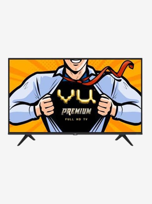 Vu Premium 108 cm (43 Inches) Android Smart Full HD LED TV 43US (2020 Model, Black)