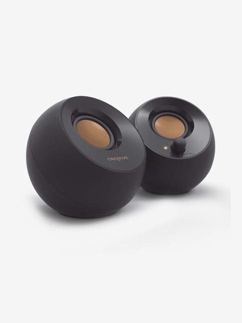 Creative Pebble 2.0 USB-Powered 4.4W Desktop Speakers (Black)