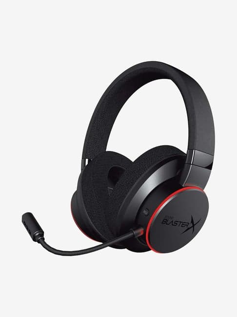 Creative Sound BlasterX H6 RGB Wired Headphone with Detachable Microphone (Black)