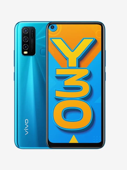 Vivo Y30 128 GB (Dazzle Blue) 4 GB RAM, Dual SIM 4G