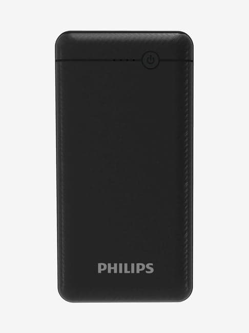 Philips DLP1720CB/97 20000 mAh Lithium Polymer Dual Output Power Bank (Black)