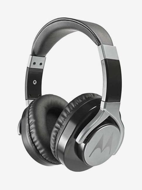 Motorola Pulse Max Over The Ear Headphones (Black)