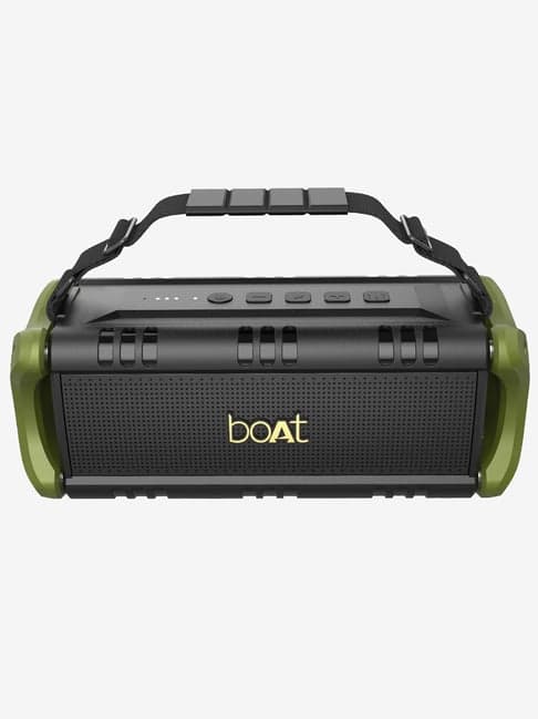 boAt Stone 1401 T Bluetooth Speaker with 30W Loud Sound, EQ Modes, IPX5& Up to 7H Playback (Green)