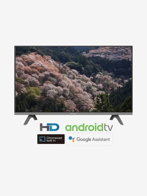 Panasonic 81 cm (32 Inches) Android Smart HD LED TV TH-32HS700DX (2020 Model, Dark Silver)