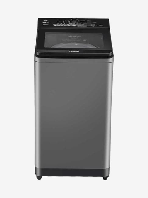 Panasonic 8Kg Full Automatic Top Load Washing Machine w/ Heater (NA-F80X9CRB, Charcoal Inox Grey)