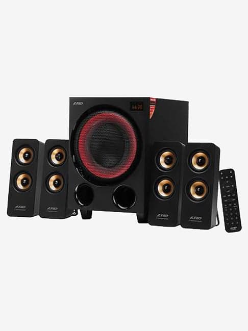 F&D 80W 4.1 Channel Bluetooth Home Theatre (F7700X, Black)