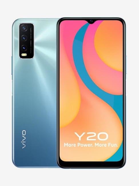Vivo Y20 64 GB (Purist Blue) 4 GB RAM, Dual SIM 4G