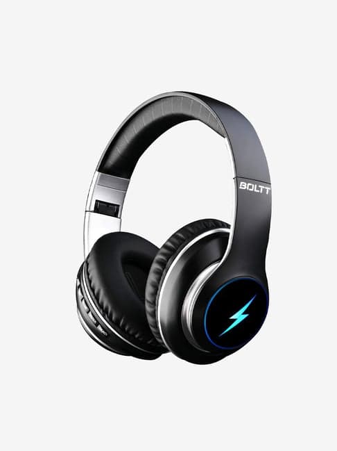 Fire-Boltt Blast 1200 On-Ear Wireless Bluetooth Headphones with Glow Lights and Built in Mic