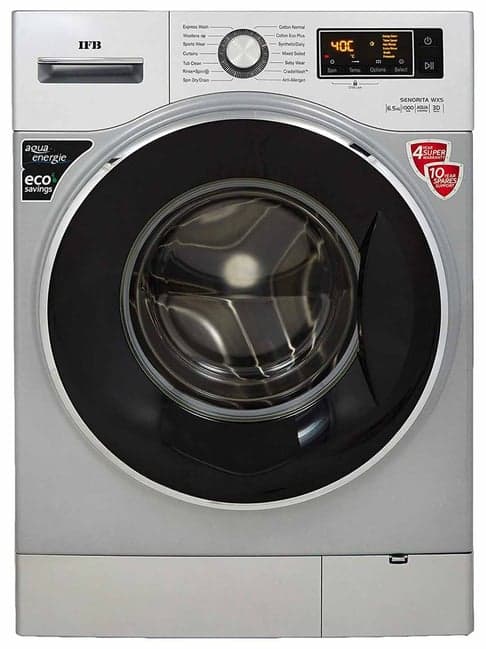 IFB 6.5Kg Fully Automatic Front Load Washing Machine (Senorita WXS, Silver)