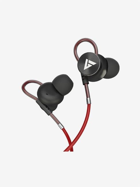 Boult Audio Bassbuds Loop Wired Earphones With Mic (Red)