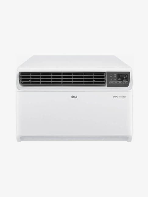 LG 2 Ton Dual Inverter 5 Star Copper (2020 Range) (R-32) Wi-Fi Window AC (JW-Q24WUZA, White)