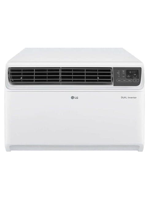 LG 1.5 Ton Dual Inverter 3 Star Copper JW-Q18WUXA1 (R-32) Window AC (White, Ocean Black Protection)