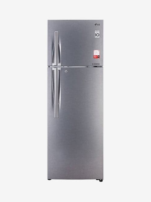 LG 335L Inverter 3 Star Frost Free Double Door Convertible Refrigerator (Dazzle Steel, GL-T372JDS3)