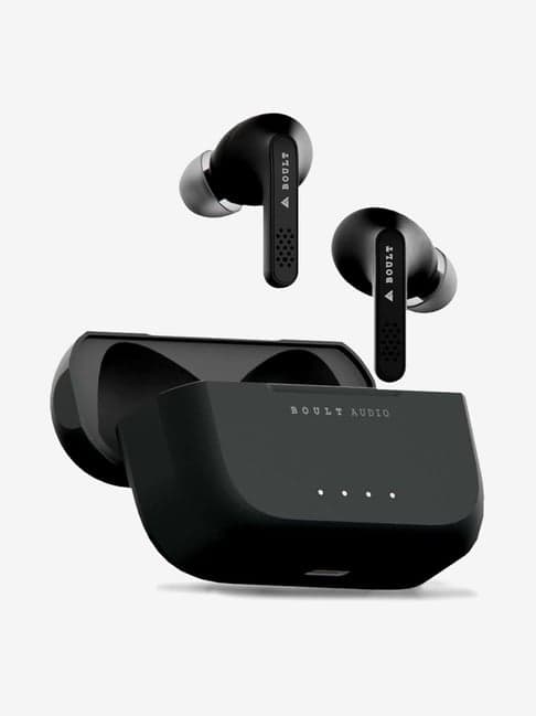 Boult Audio AirBass Propods TWS Earbuds with 24H Total Playtime & Type-C Fast Charging (Black)